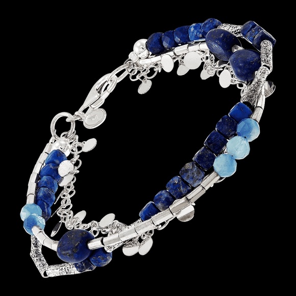 Silpada Sterling Silver Lapis Azurro Bracelet - Picture 1 of 4